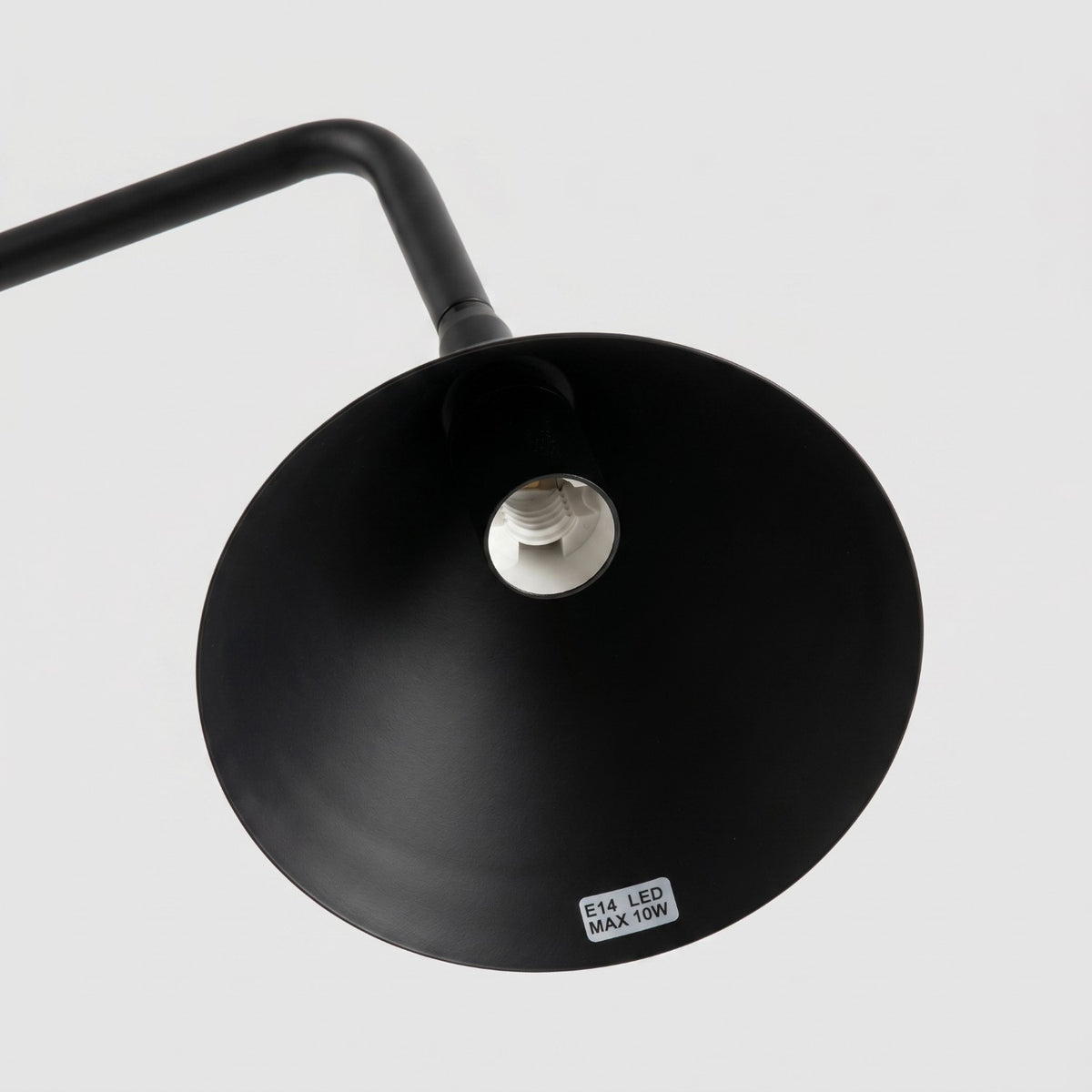 Lampe de table Nox noire, aperçu du design