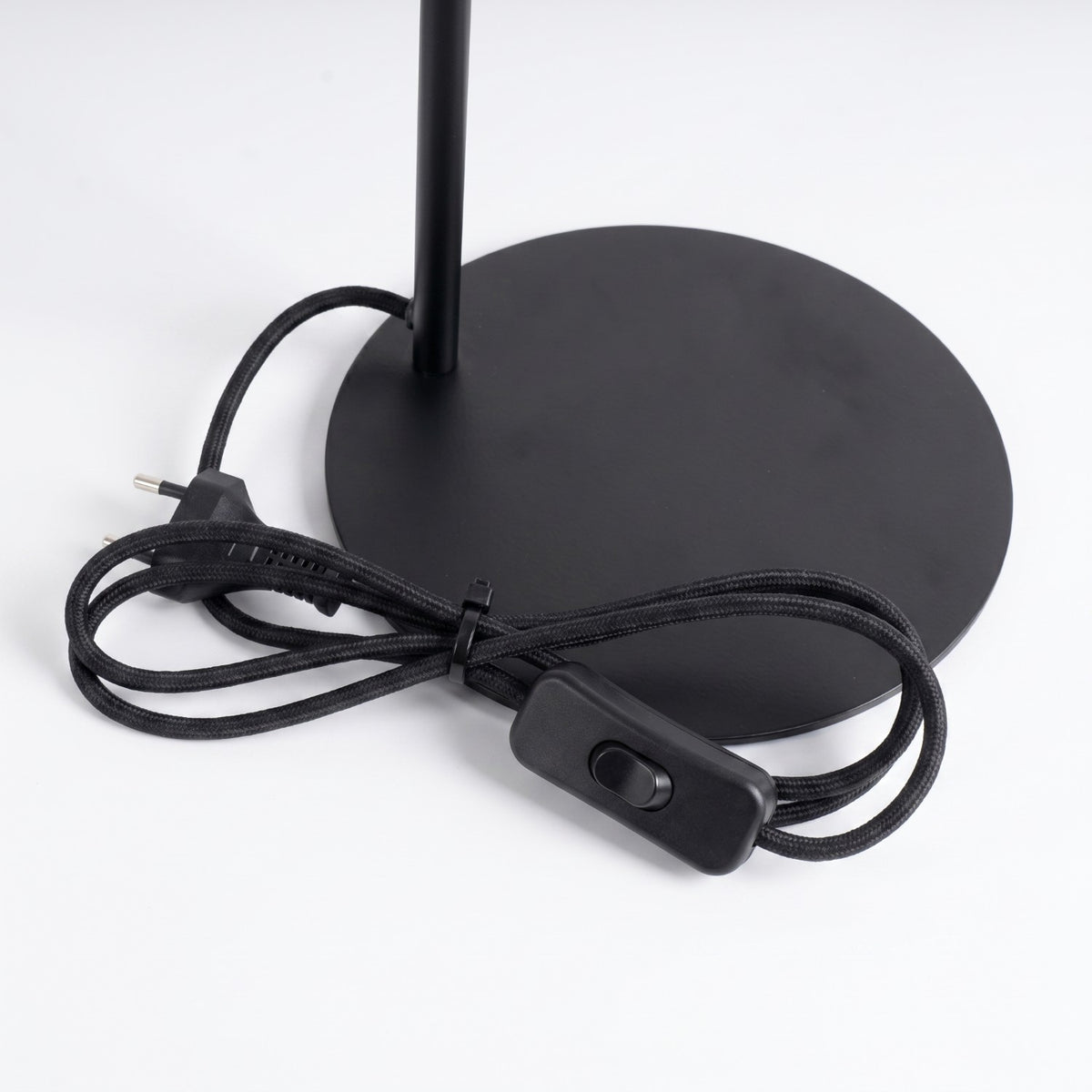 Lampe de table Nox noire, autre angle de vue