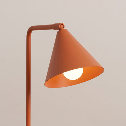 Lampe de table Nox ocre rouge, détail de la finition