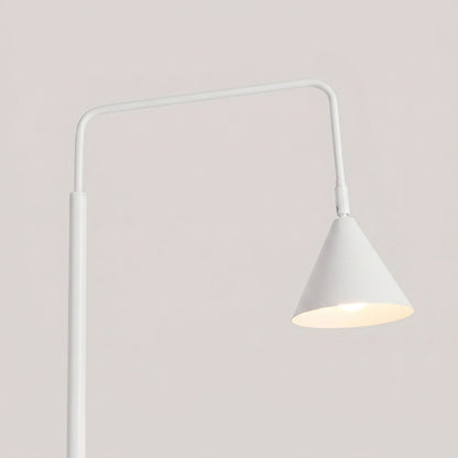 Lampadaire Nox blanc, détail de la finition