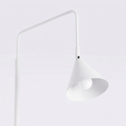 Lampadaire Nox blanc, vue sous un autre angle