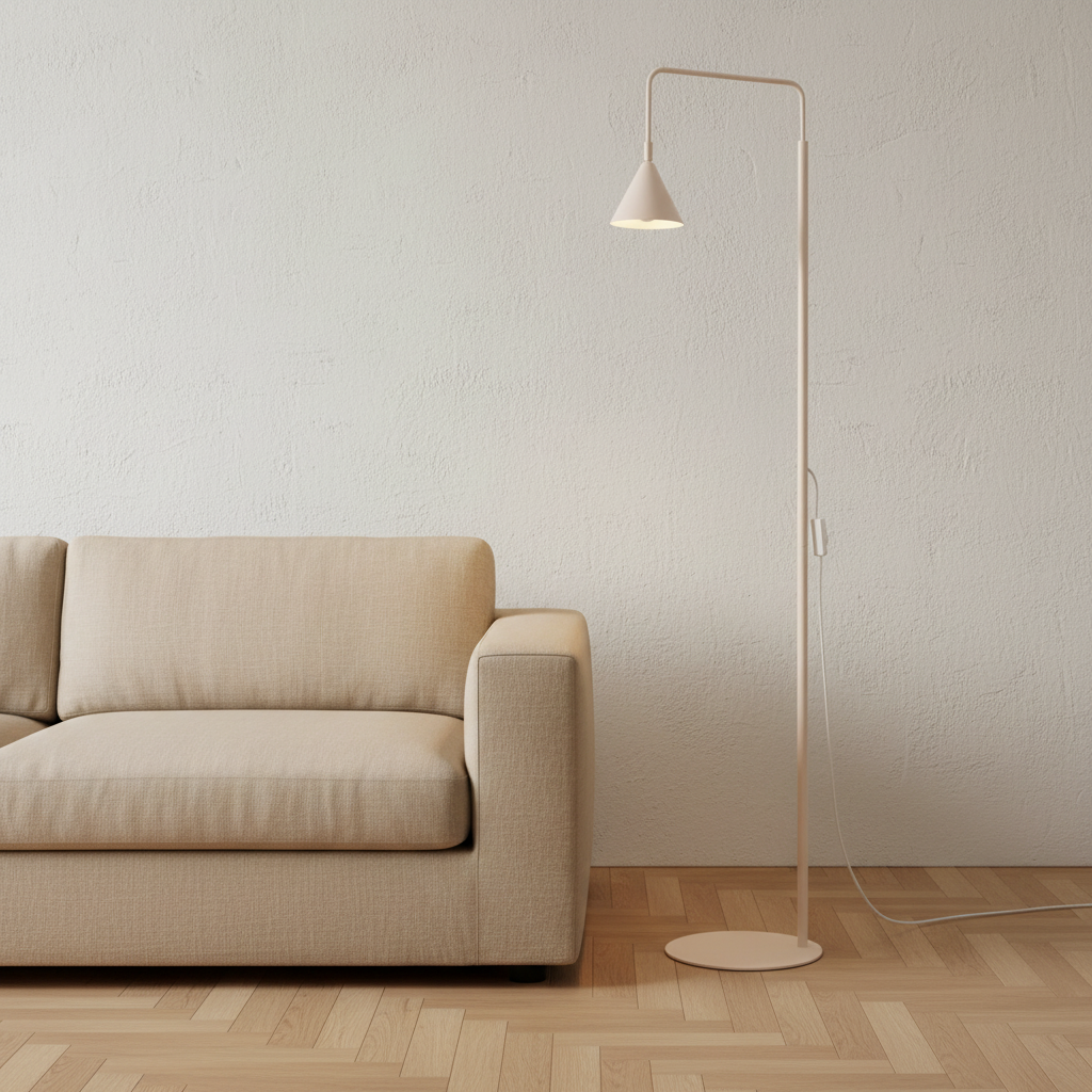 Lampadaire Nox beige, autre vue