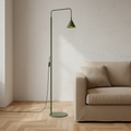 Lampadaire à bras métal 165 cm abat-jour conique – Nox