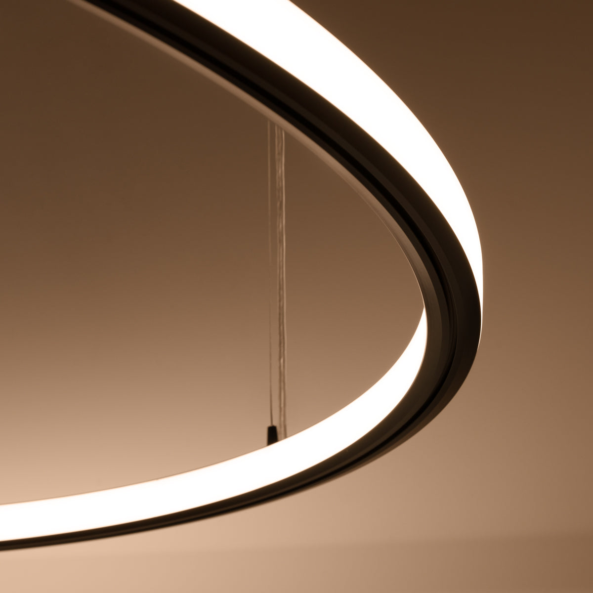 Suspension Risa Ø 90 cm noir