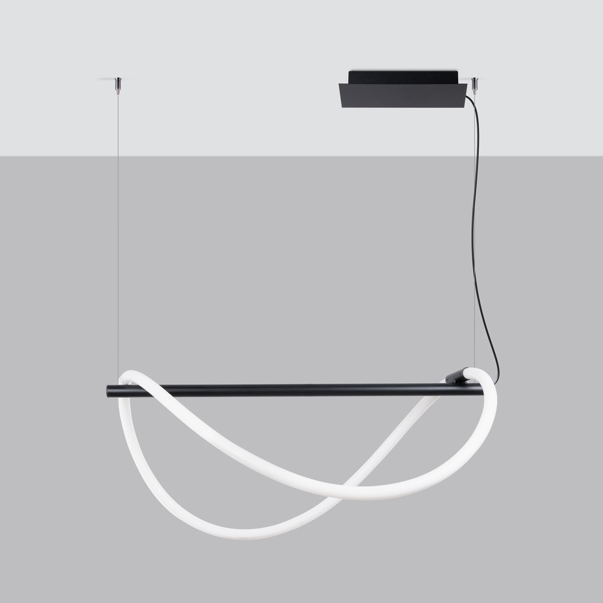 Suspension Galakse 84 cm noir