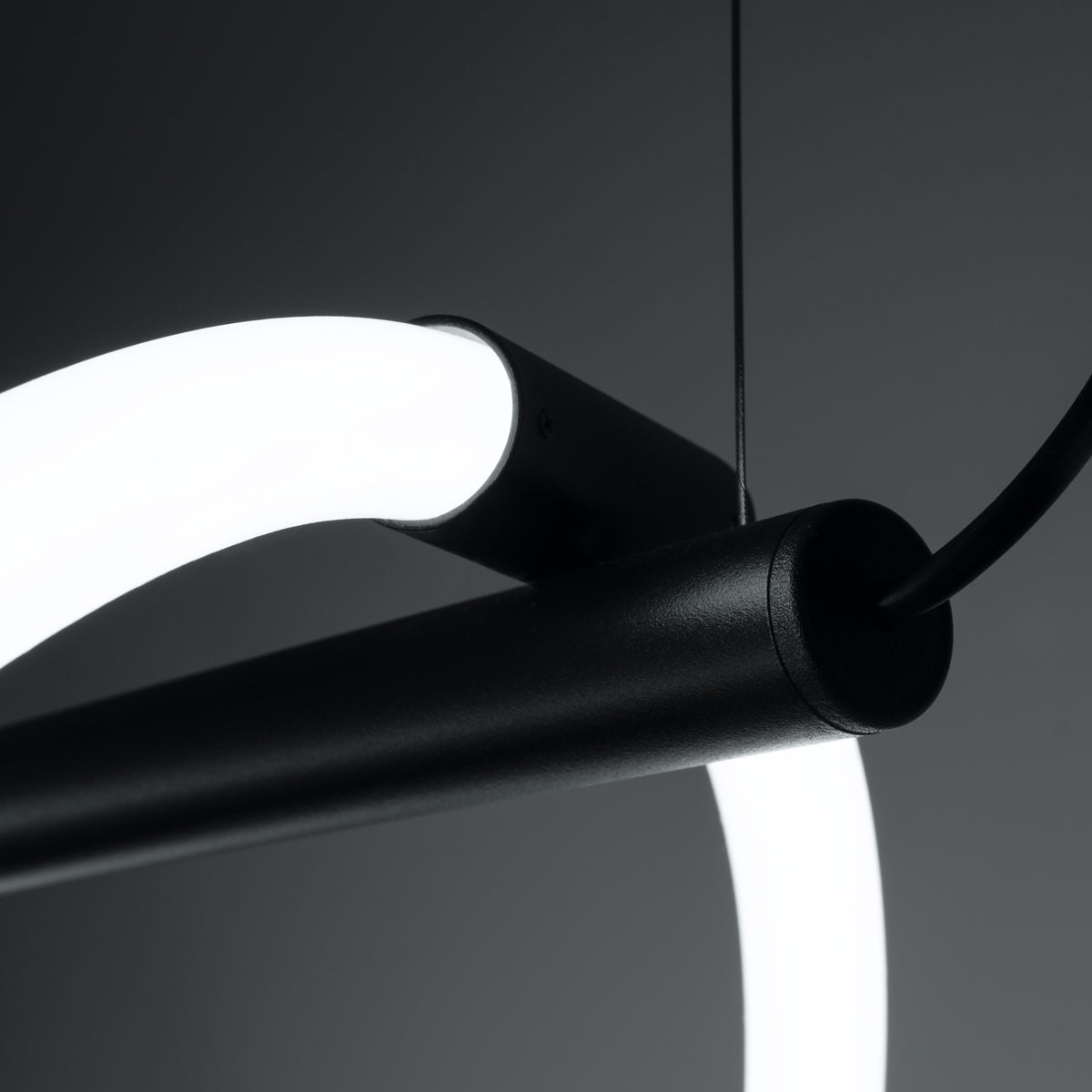 Suspension Galakse 84 cm noir