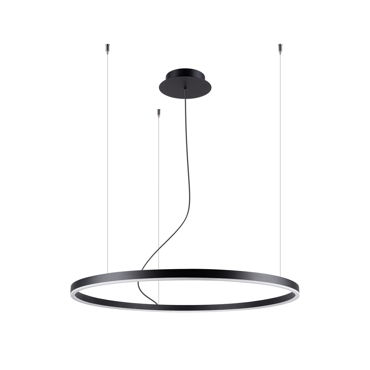 Suspension Oda Ø 80 cm noir