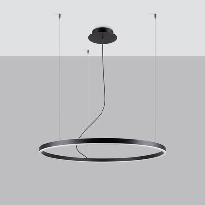 Suspension Oda Ø 80 cm noir