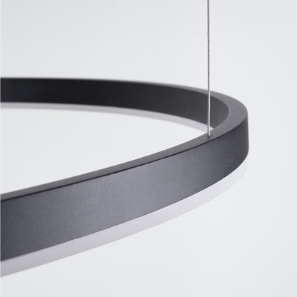 Suspension Oda Ø 80 cm noir