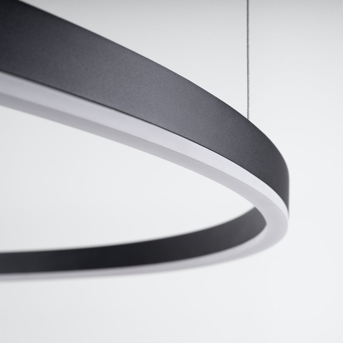 Suspension Oda Ø 80 cm noir