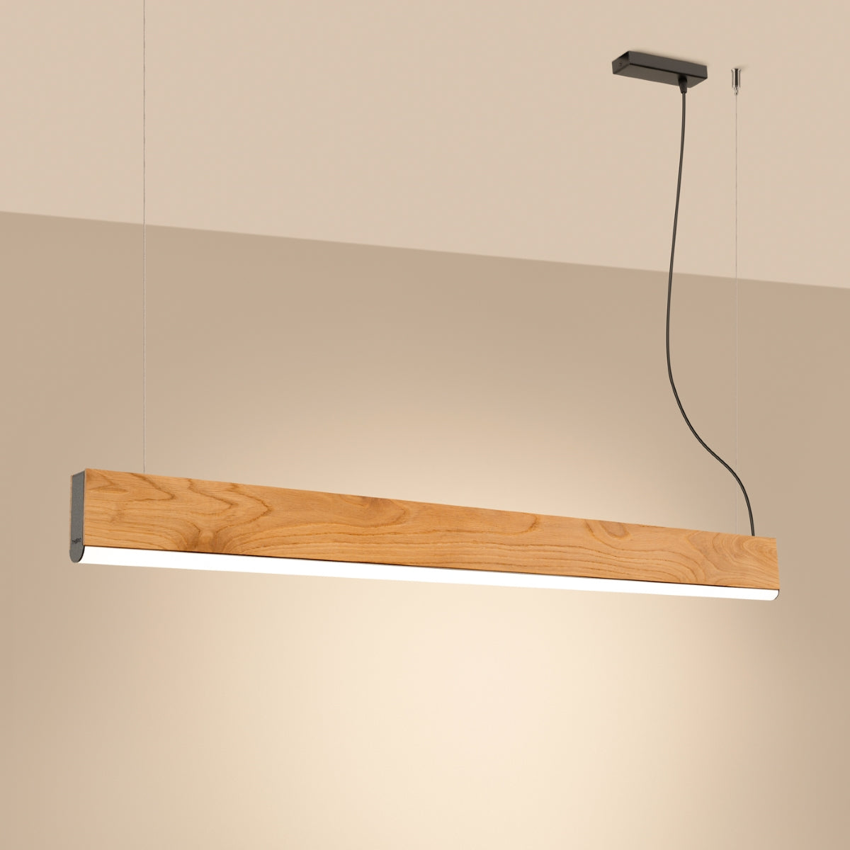 Suspension Lykke 120 cm chêne