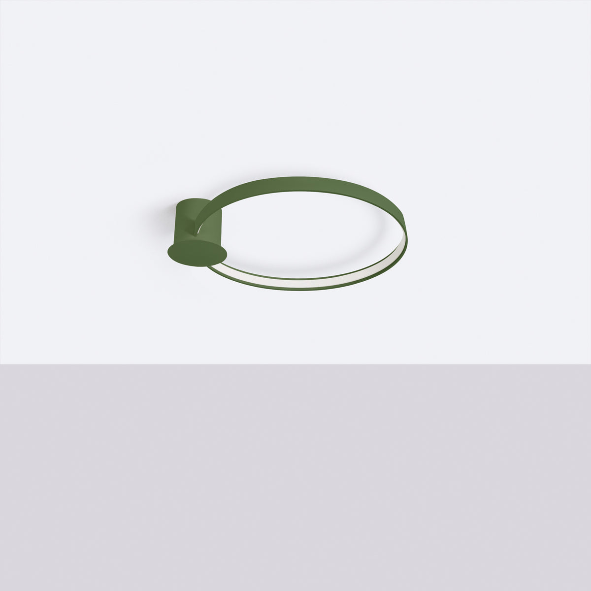 Plafonnier Rio Ø 55 cm vert olive