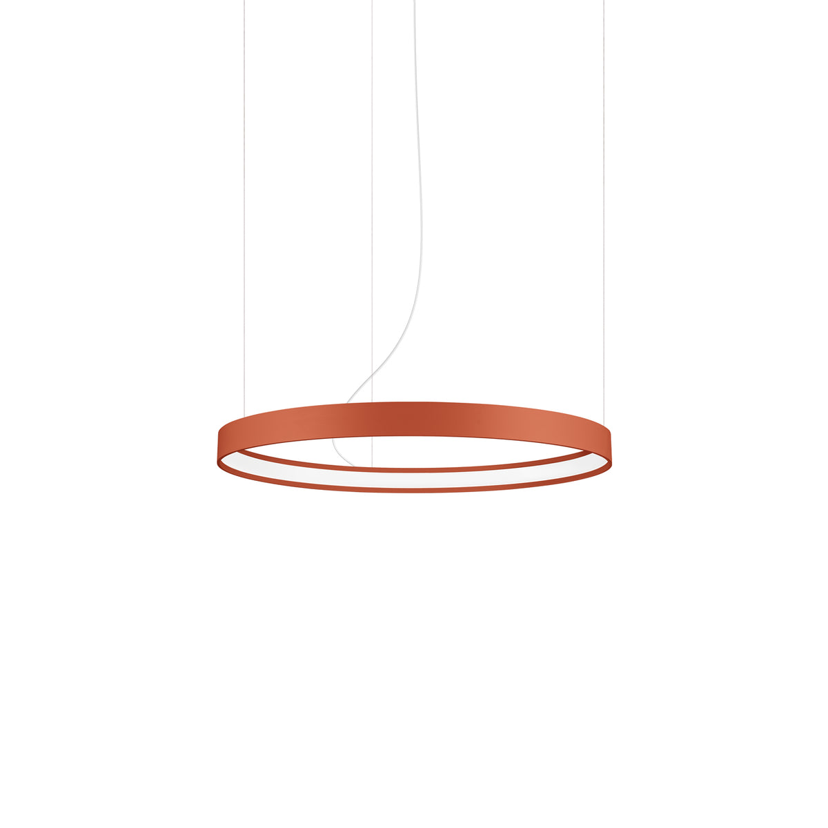 Suspension Rio Ø 55 cm ocre rouge
