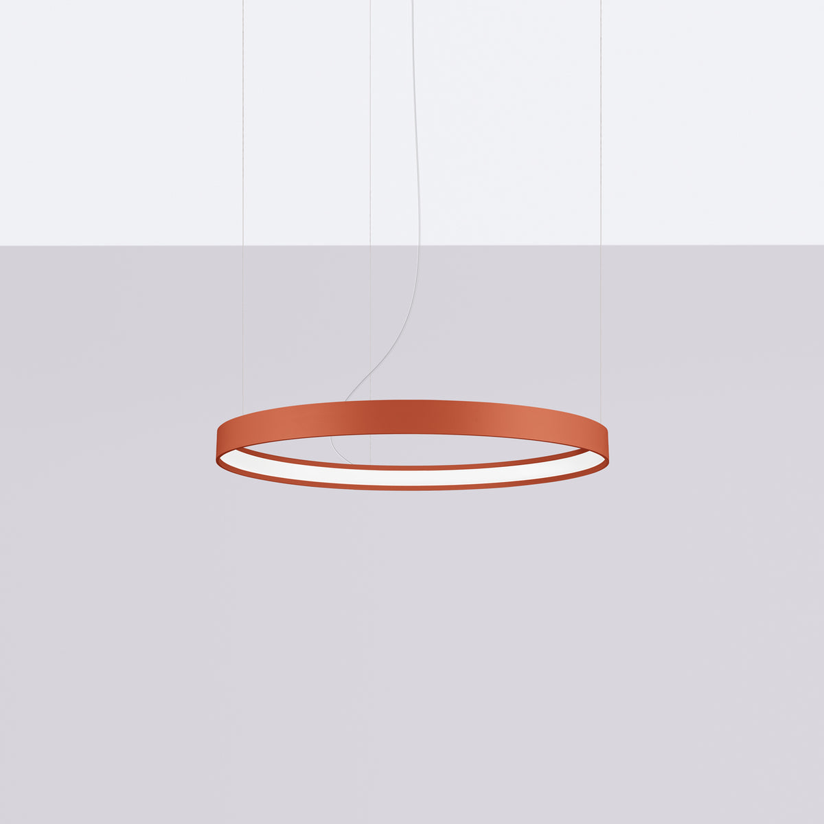 Suspension Rio Ø 55 cm ocre rouge