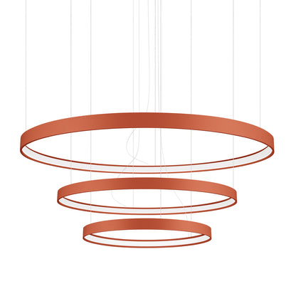 Suspension Rio Ø 55, 78 et 110 cm ocre rouge