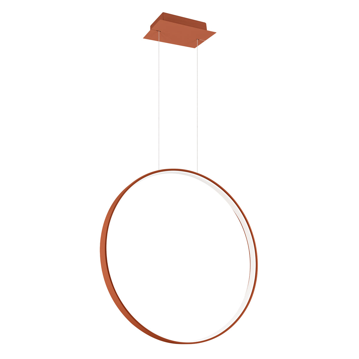 Suspension Rio Ø 55 cm ocre rouge