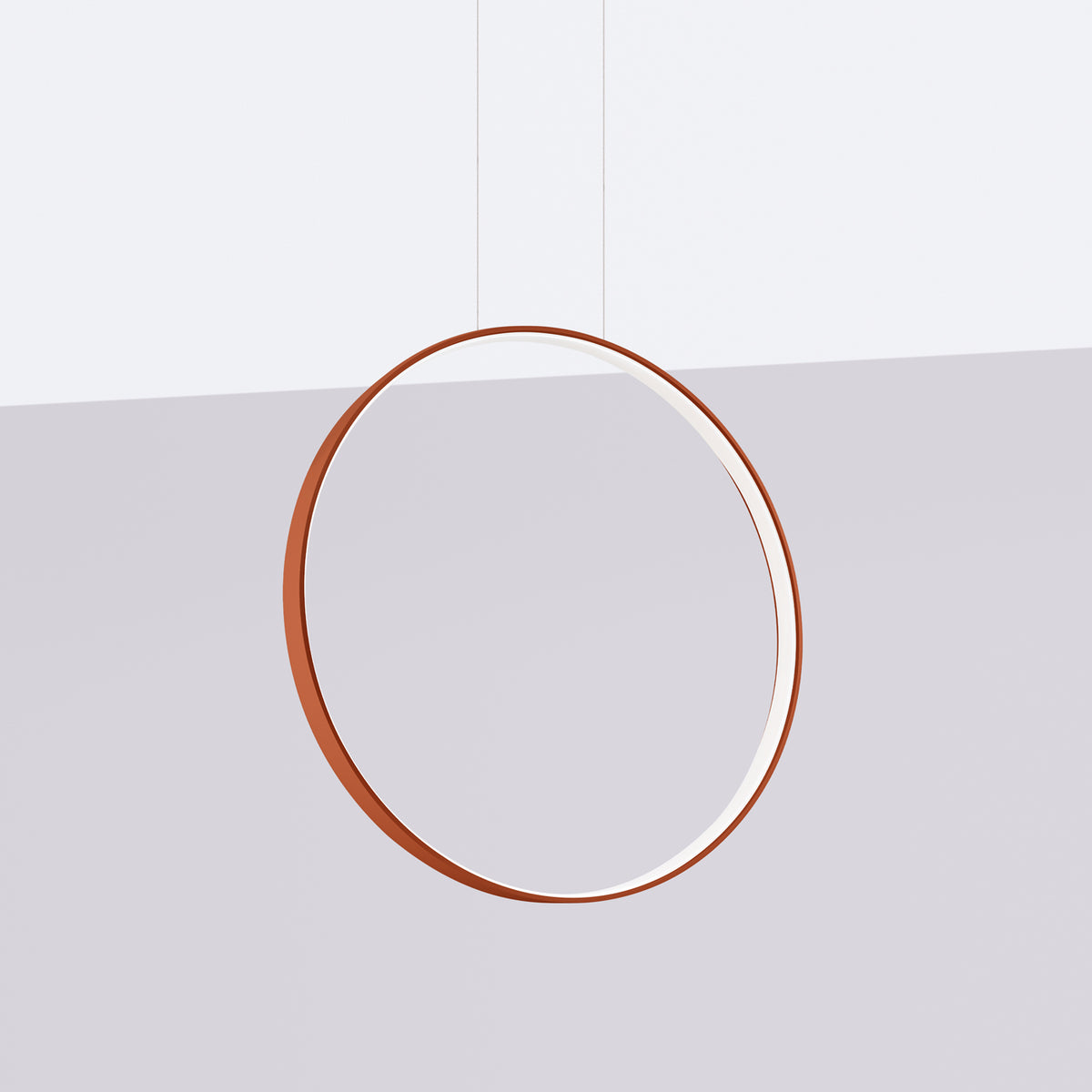Suspension Rio Ø 55 cm ocre rouge