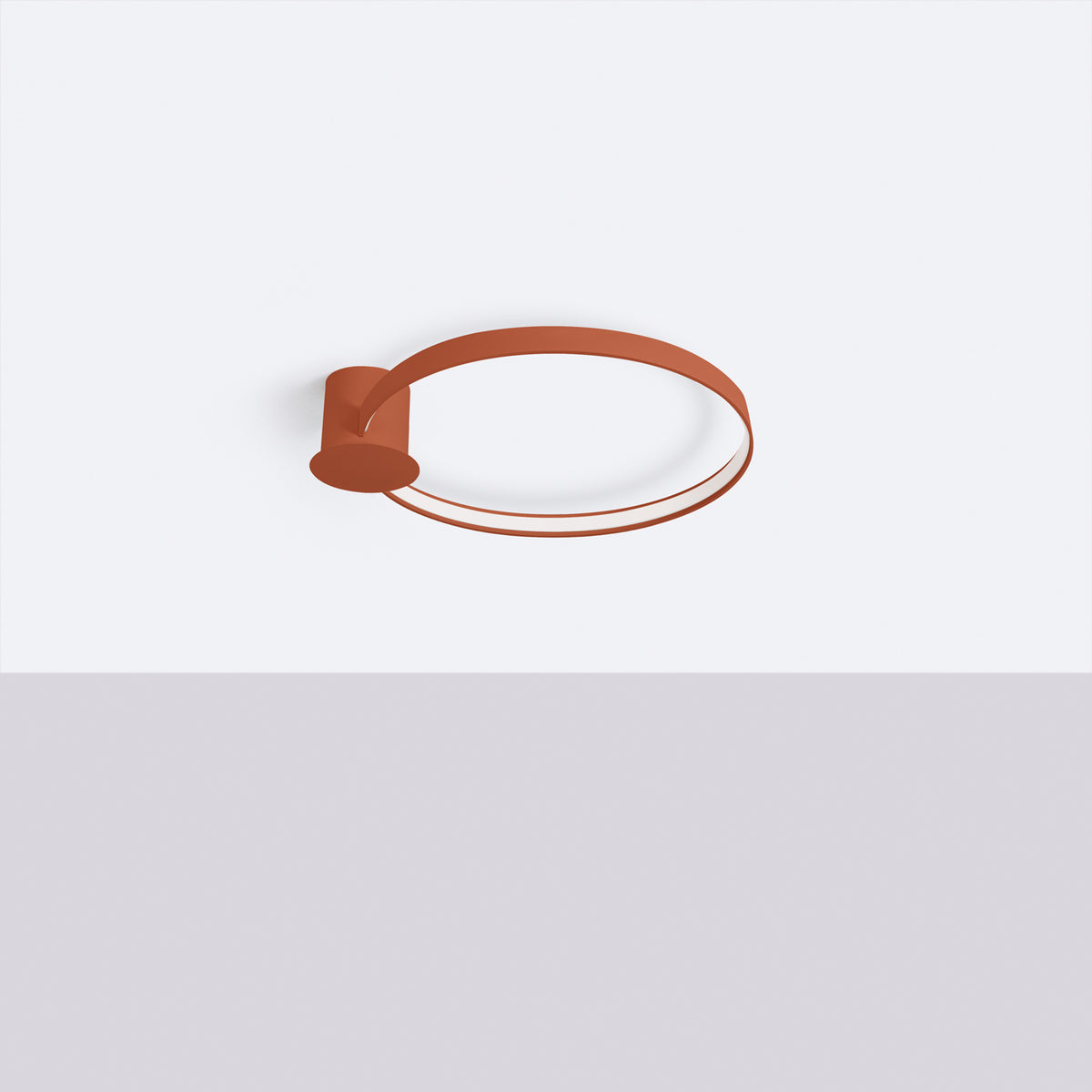 Plafonnier Rio Ø 55 cm ocre rouge