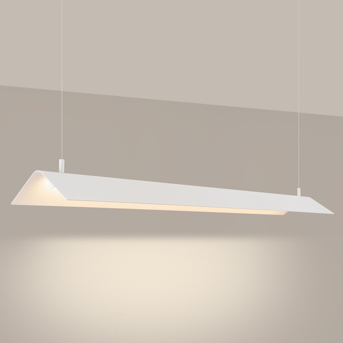 Suspension Elva 150 cm blanc