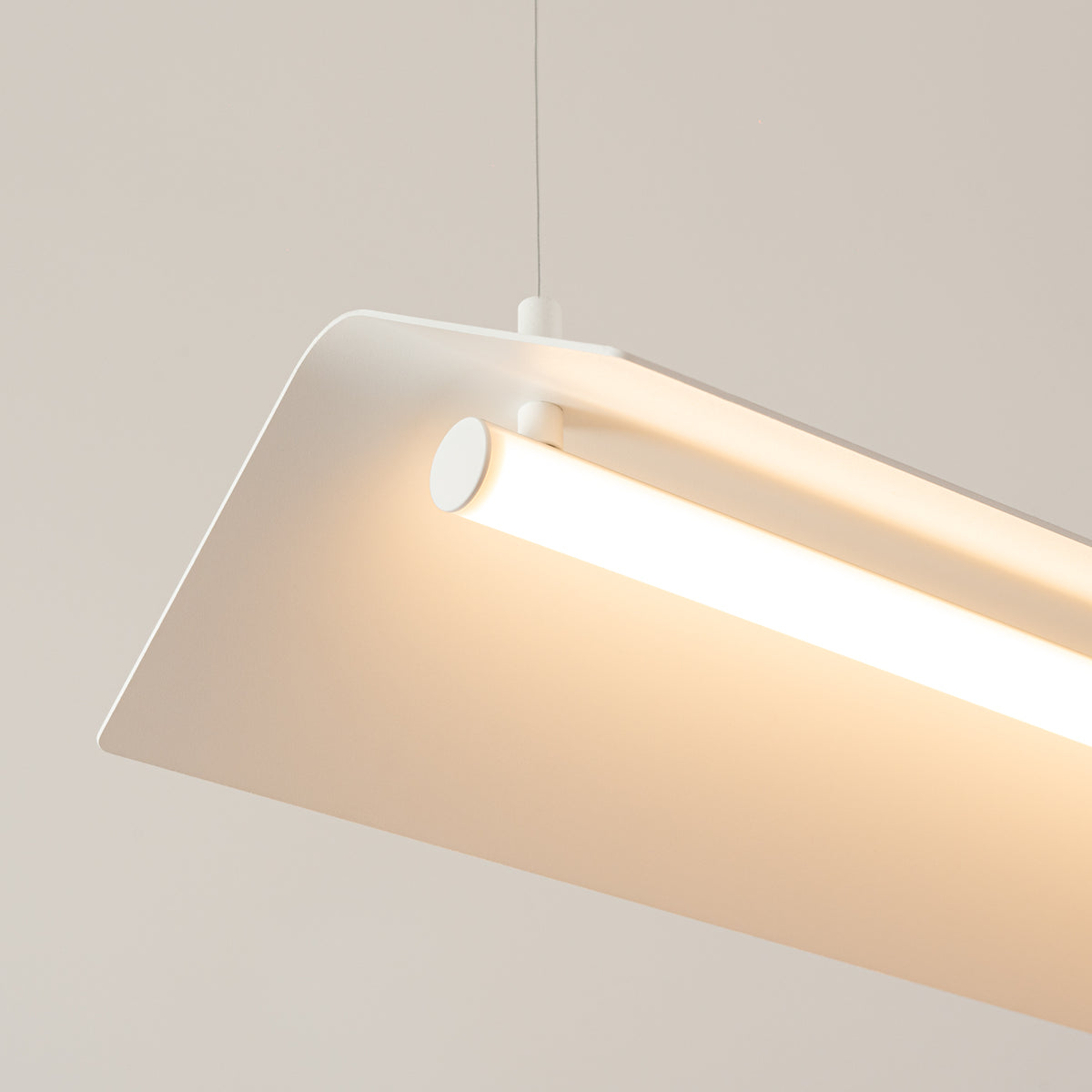 Suspension Elva 150 cm blanc