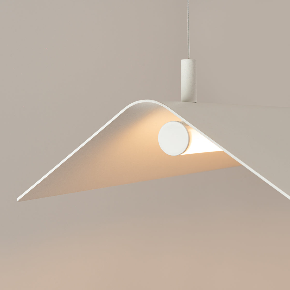 Suspension Elva 150 cm blanc