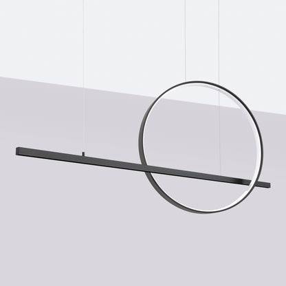 Suspension Glad 120 cm noir