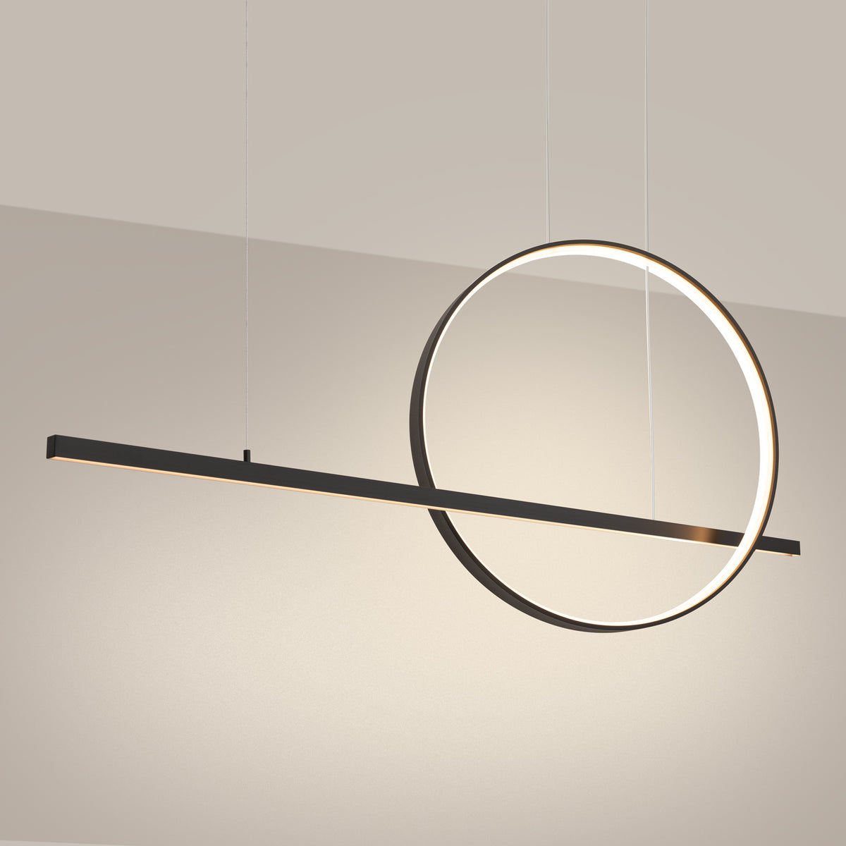 Suspension Glad 120 cm noir
