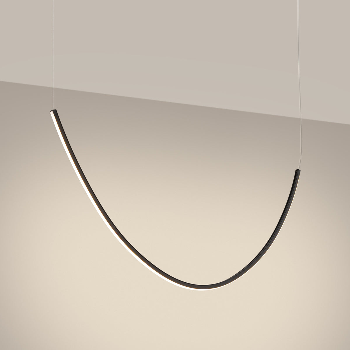 Suspension Alvar Ø 70 cm noir