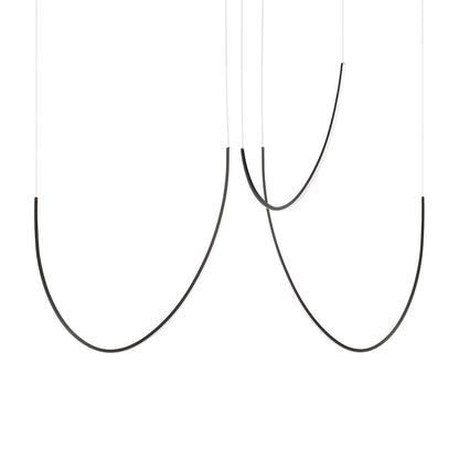 Suspension Alvar Ø 150 cm noir