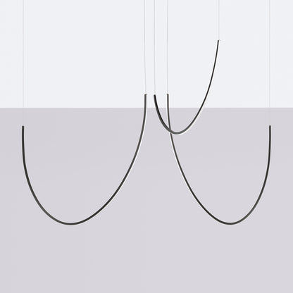 Suspension Alvar Ø 150 cm noir