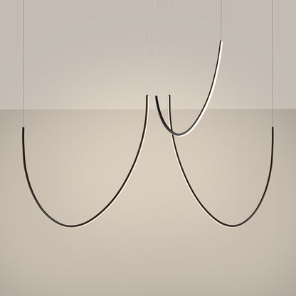 Suspension Alvar Ø 150 cm noir