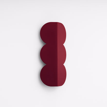 Applique Biscuit 34 cm bordeaux