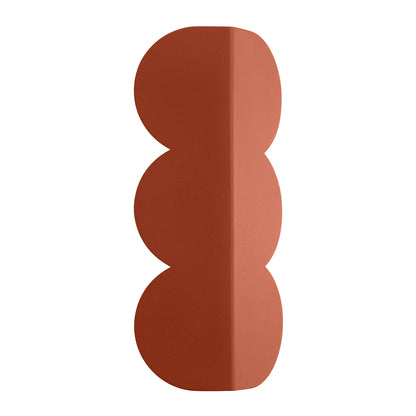 Applique Biscuit 34 cm ocre rouge