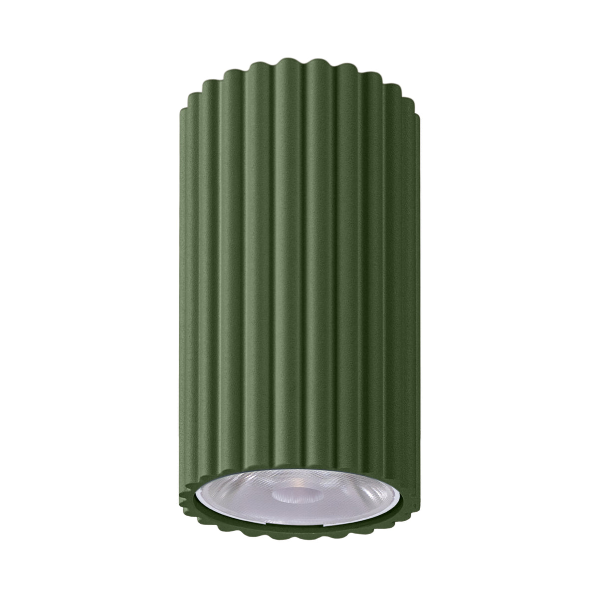 Plafonnier Ivar Ø 6,4 cm vert olive