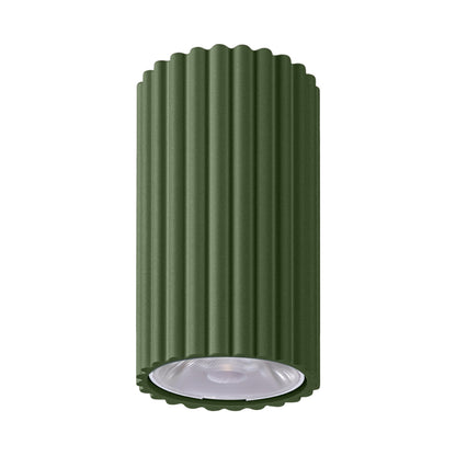 Plafonnier Ivar Ø 6,4 cm vert olive
