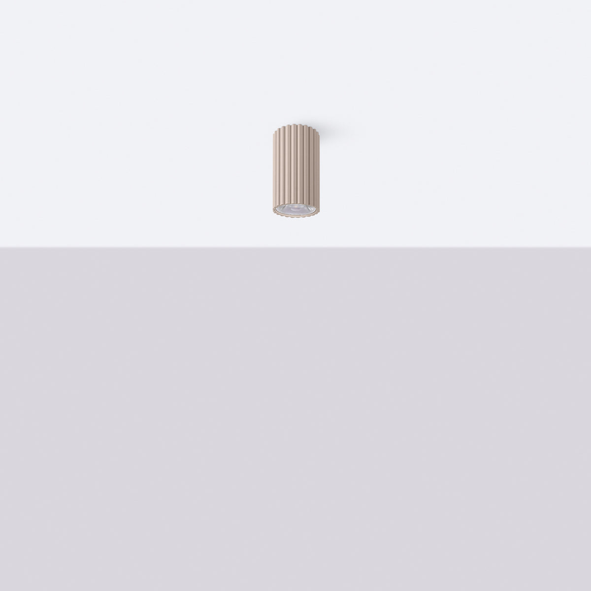 Plafonnier Ivar Ø 6,4 cm taupe