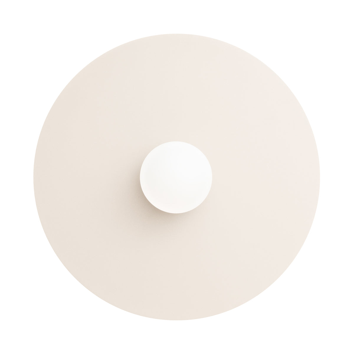 Applique Ake Ø 50 cm beige