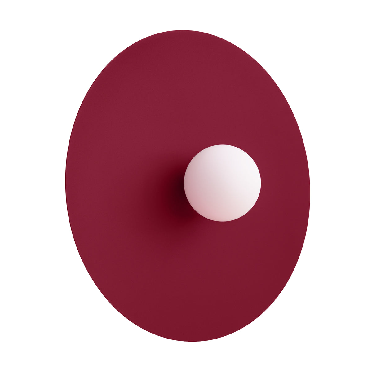 Applique Ake Ø 50 cm bordeaux
