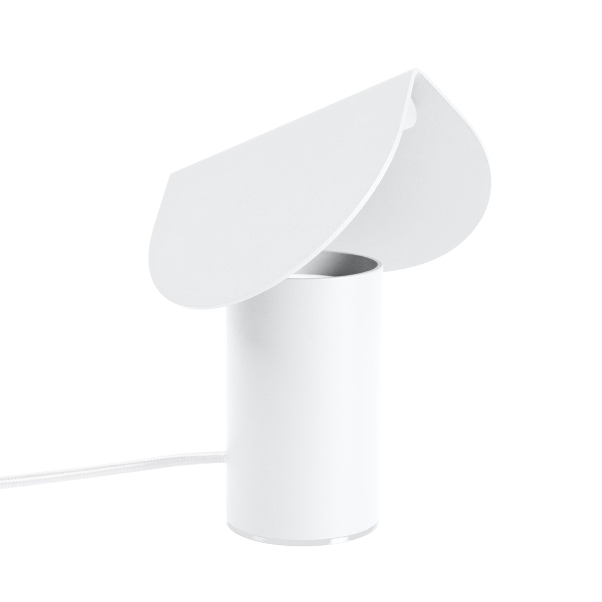 Lampe à poser Biscuit 15 cm blanc