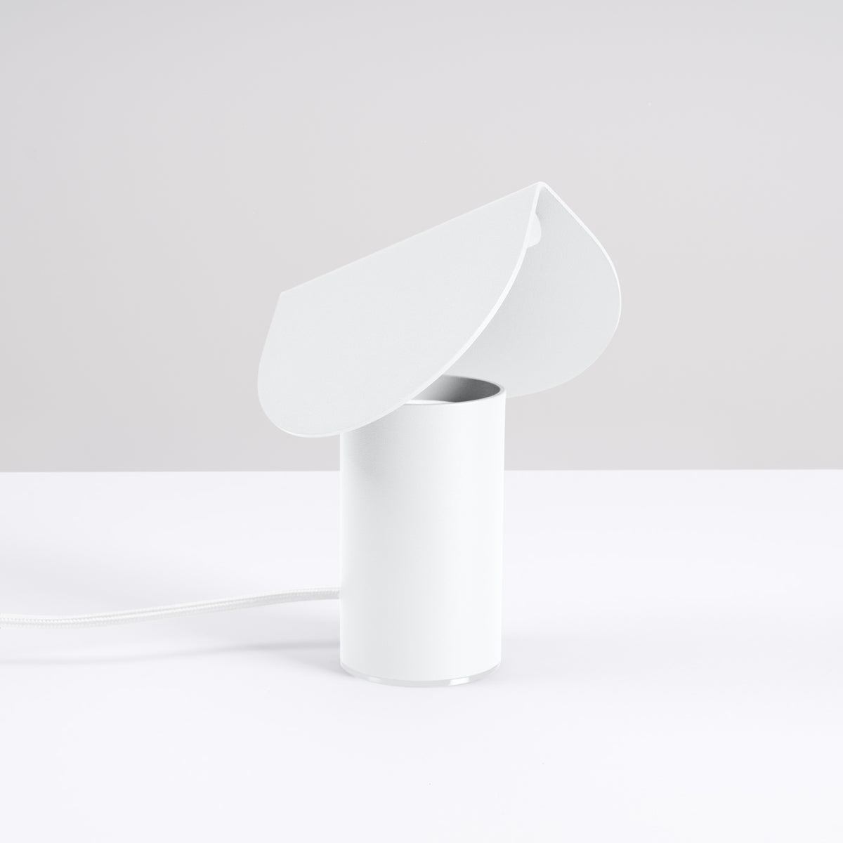 Lampe à poser Biscuit 15 cm blanc