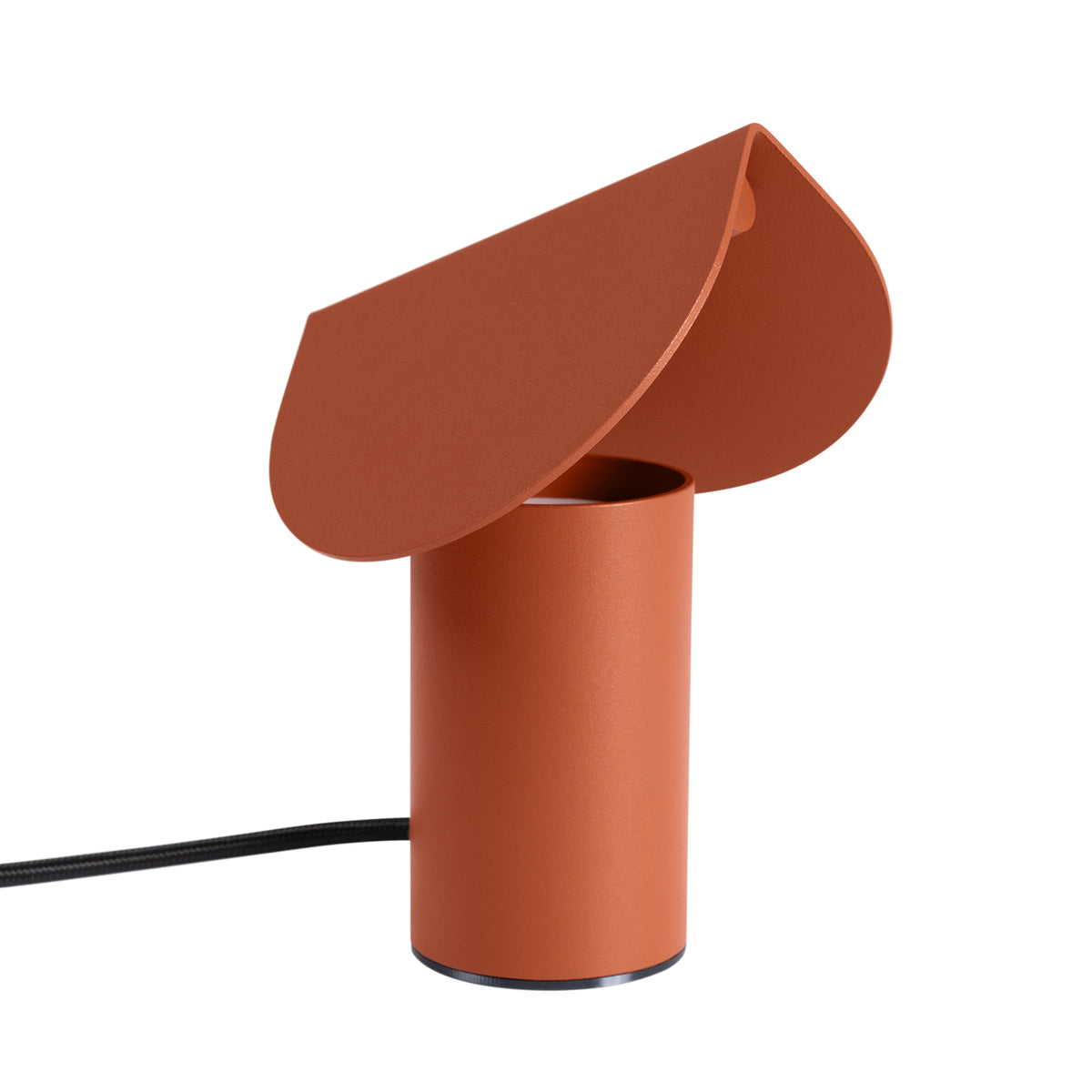Lampe à poser Biscuit 15 cm ocre rouge