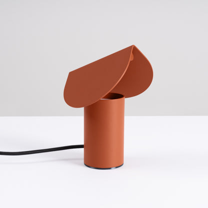 Lampe à poser Biscuit 15 cm ocre rouge