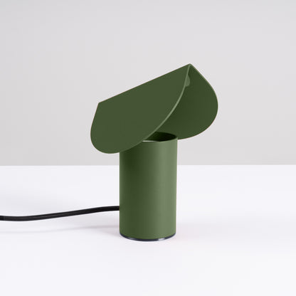 Lampe à poser Biscuit 15 cm vert olive