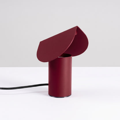 Lampe à poser Biscuit 15 cm bordeaux