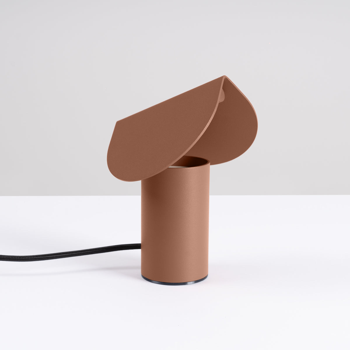 Lampe à poser Biscuit 15 cm moka