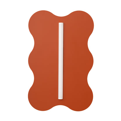 Applique Klover 66 cm ocre rouge