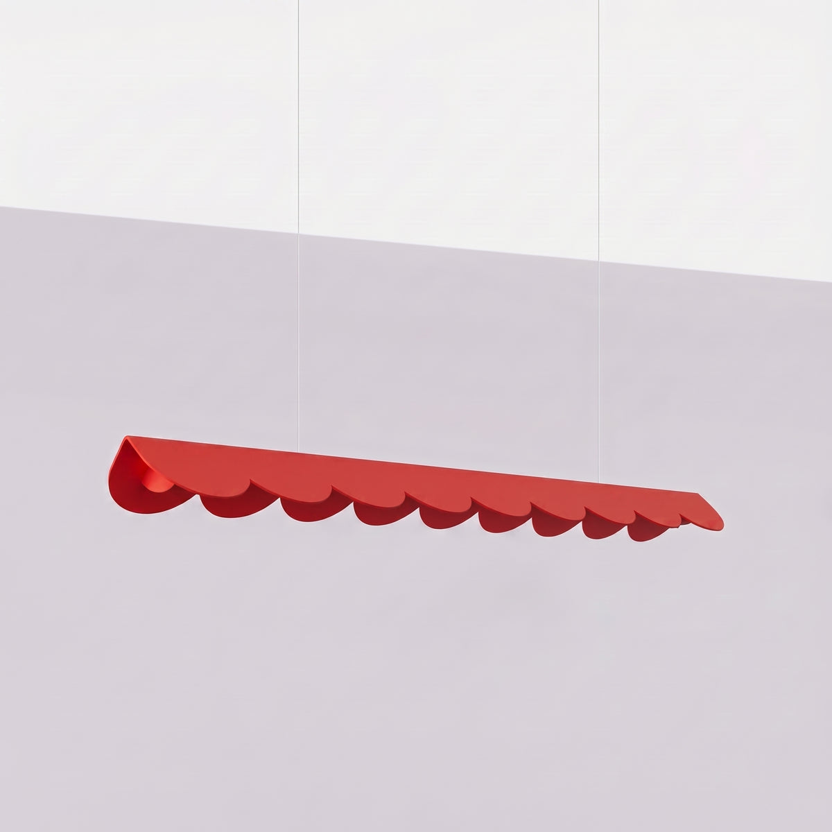 Suspension Biscuit 98 cm rouge