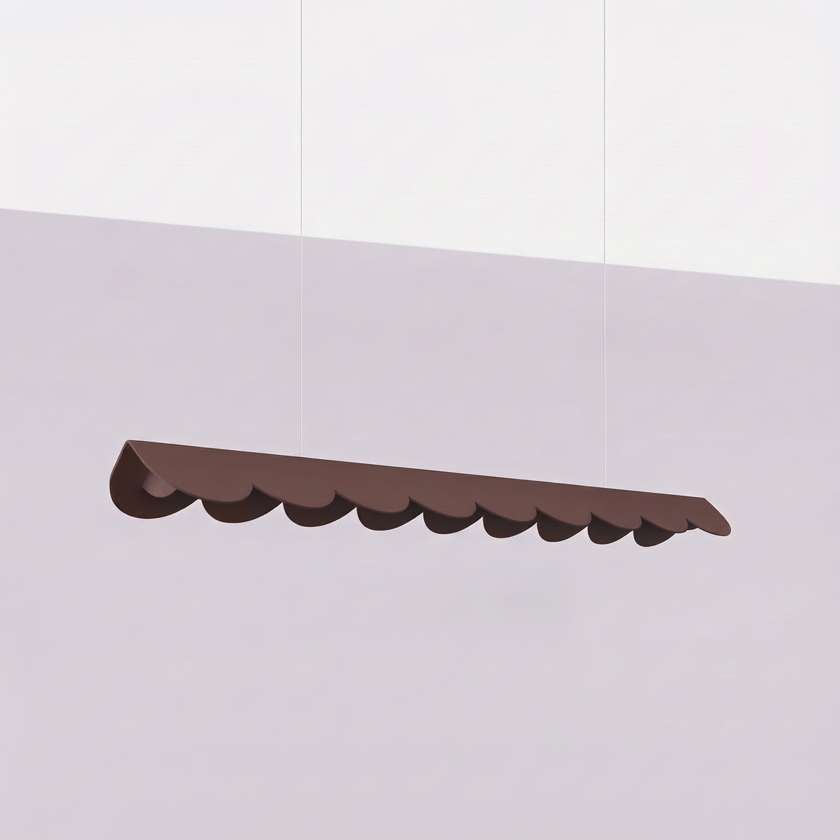 Suspension Biscuit 98 cm marron