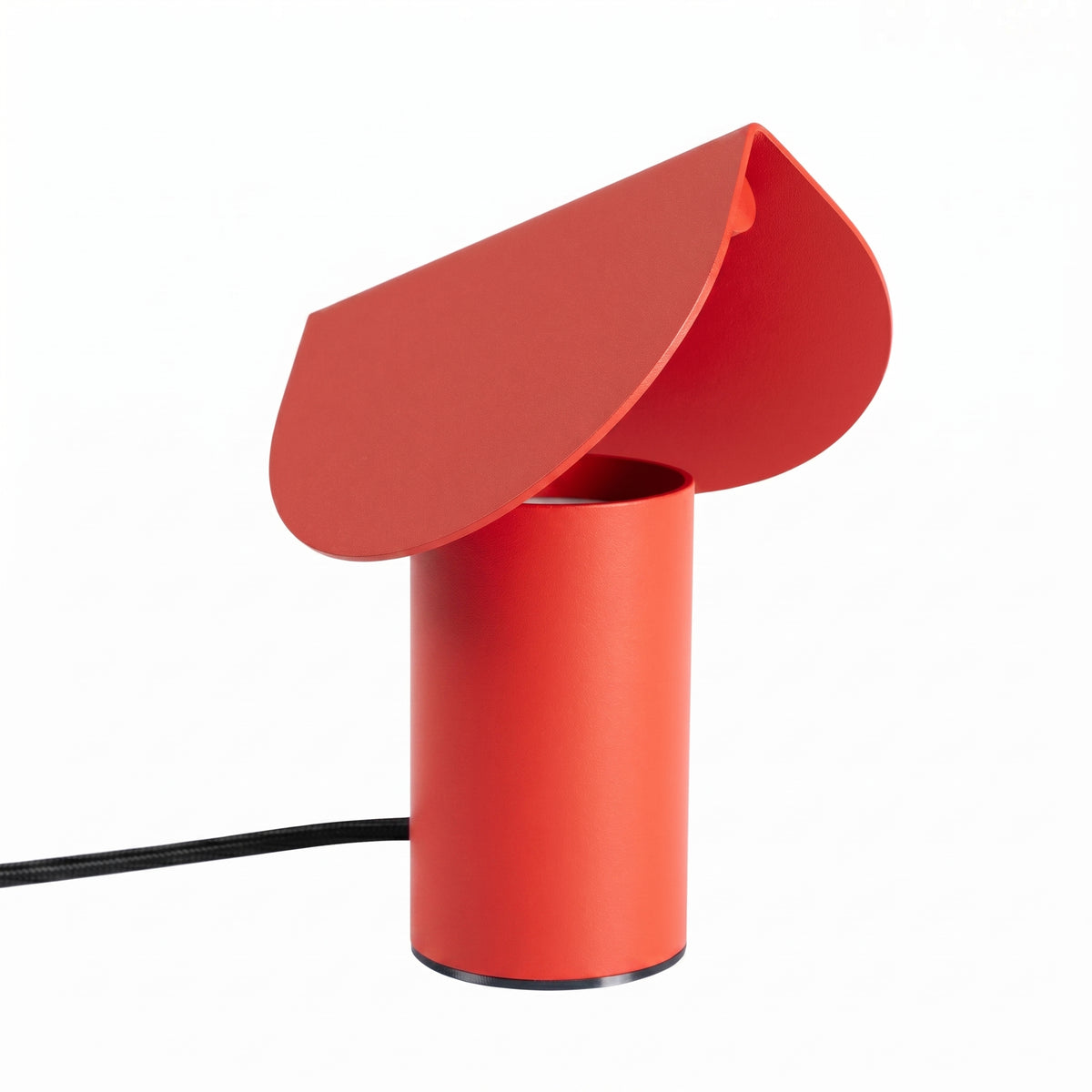 Lampe à poser Biscuit 15 cm rouge