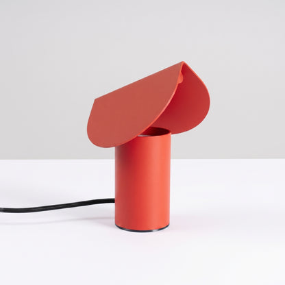 Lampe à poser Biscuit 15 cm rouge